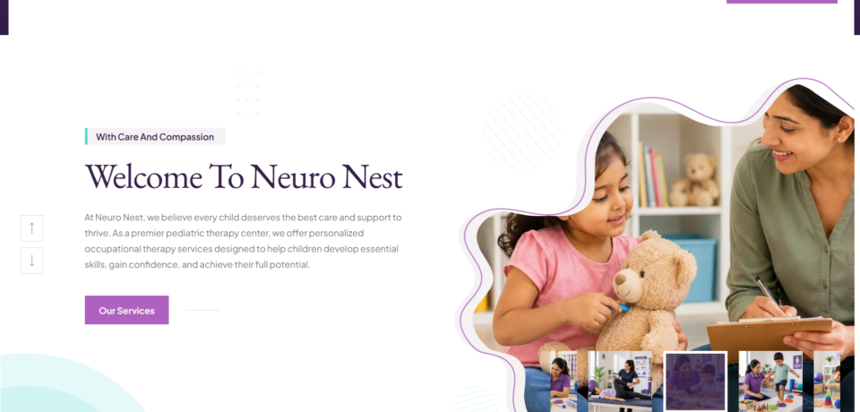 Neuro Nest website designed by UIS Digital